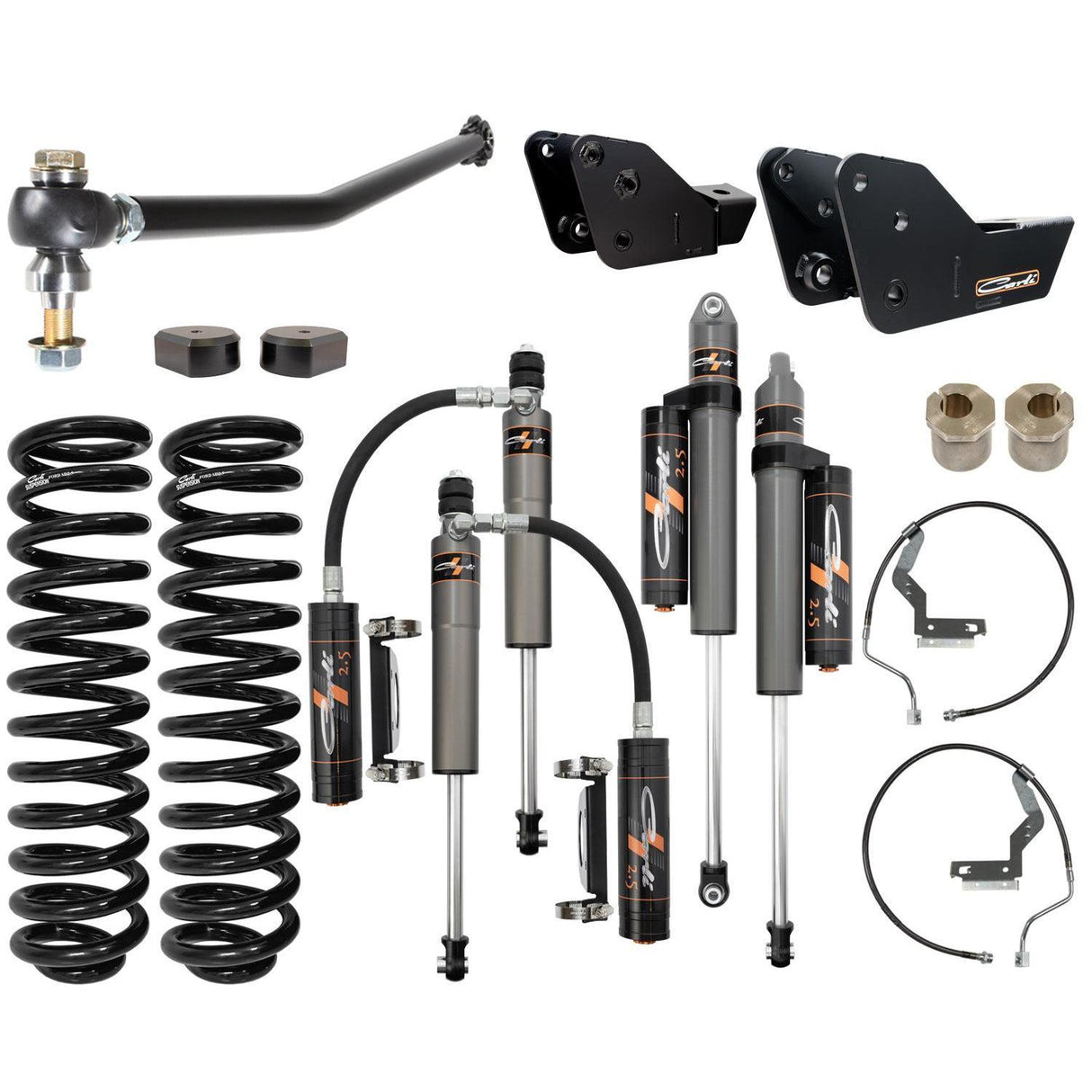 2023-2024 Powerstroke Carli Pathfinder Leveling System (CS-FLVL-PF-23)-Suspension Components-Carli Suspension-Dirty Diesel Customs