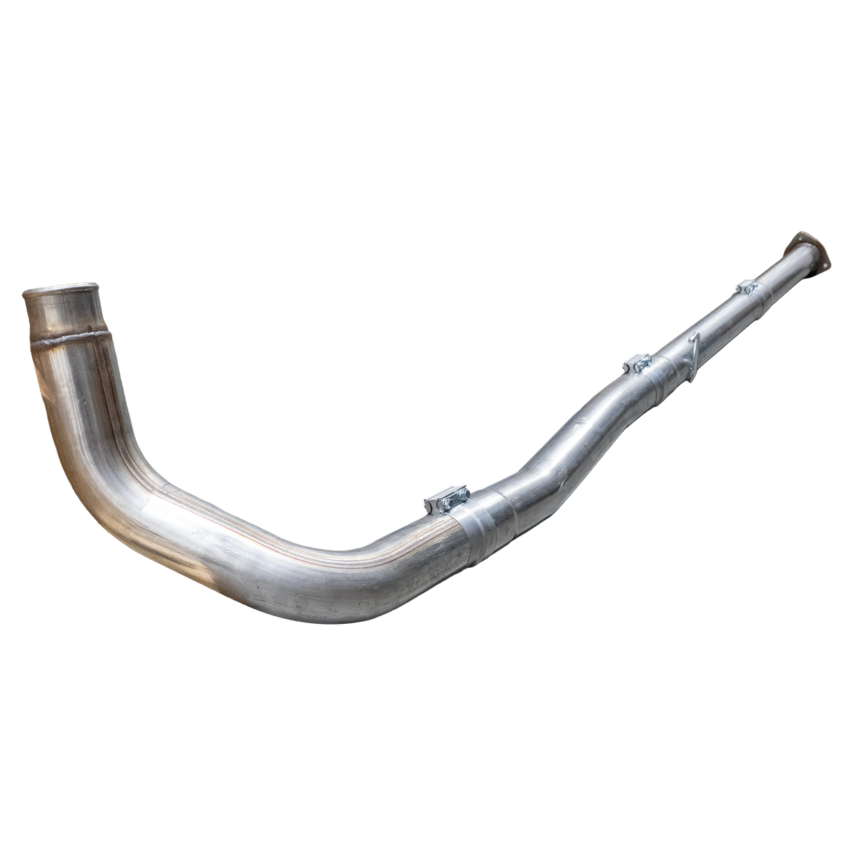 2023-2024 Powerstroke 4" SS Turbo Back Race Pipe - No Muffler - Delete Pipe - Dirty Diesel Customs