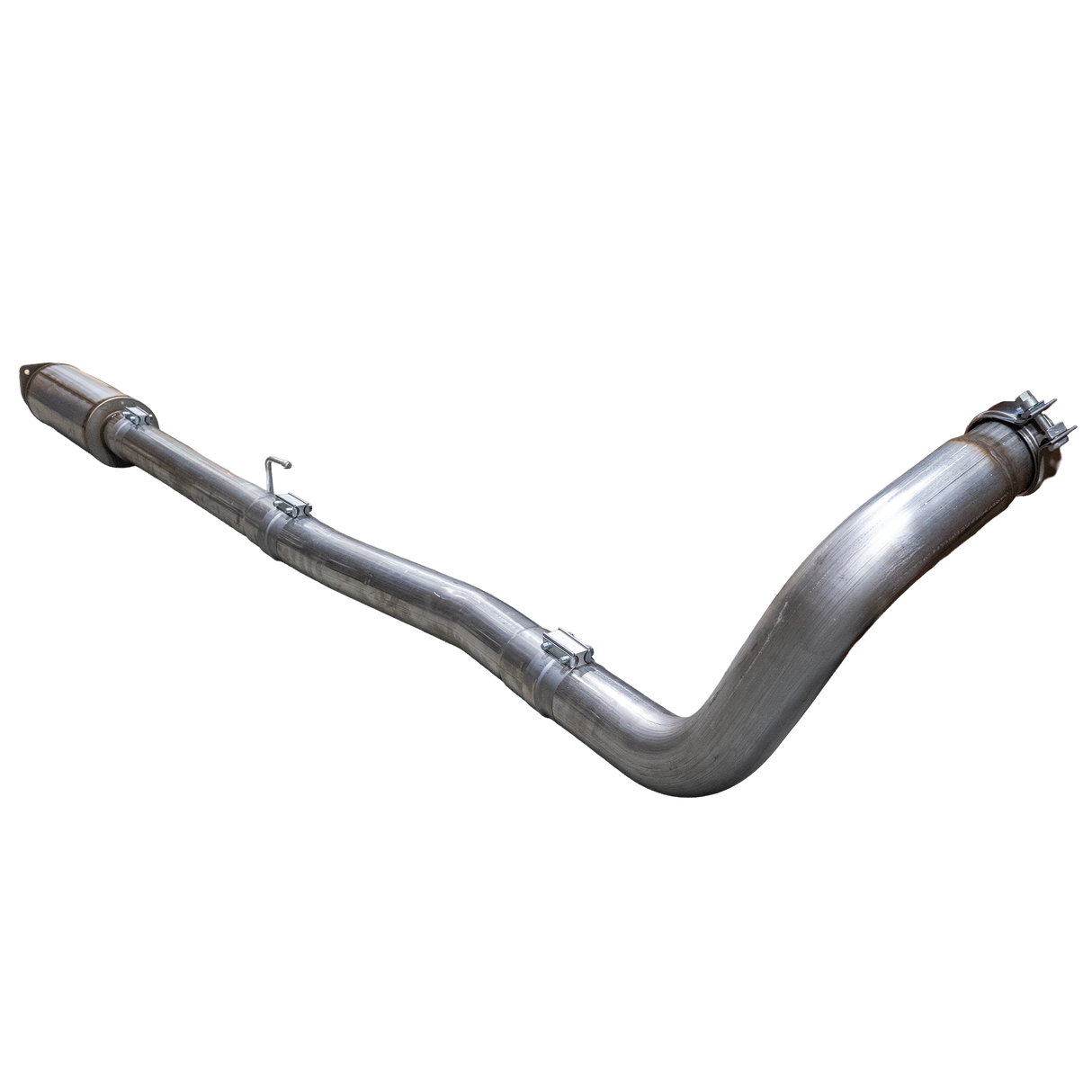2023-2026 Powerstroke 4" SS Turbo Back Race Pipe - w/ Muffler - Delete Pipe - Dirty Diesel Customs