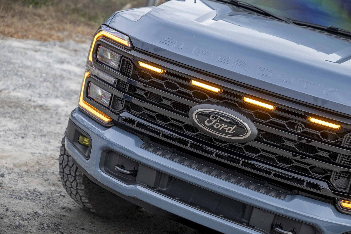 2023+ Powerstroke XBG LED DRL Black Grille (XBG38)