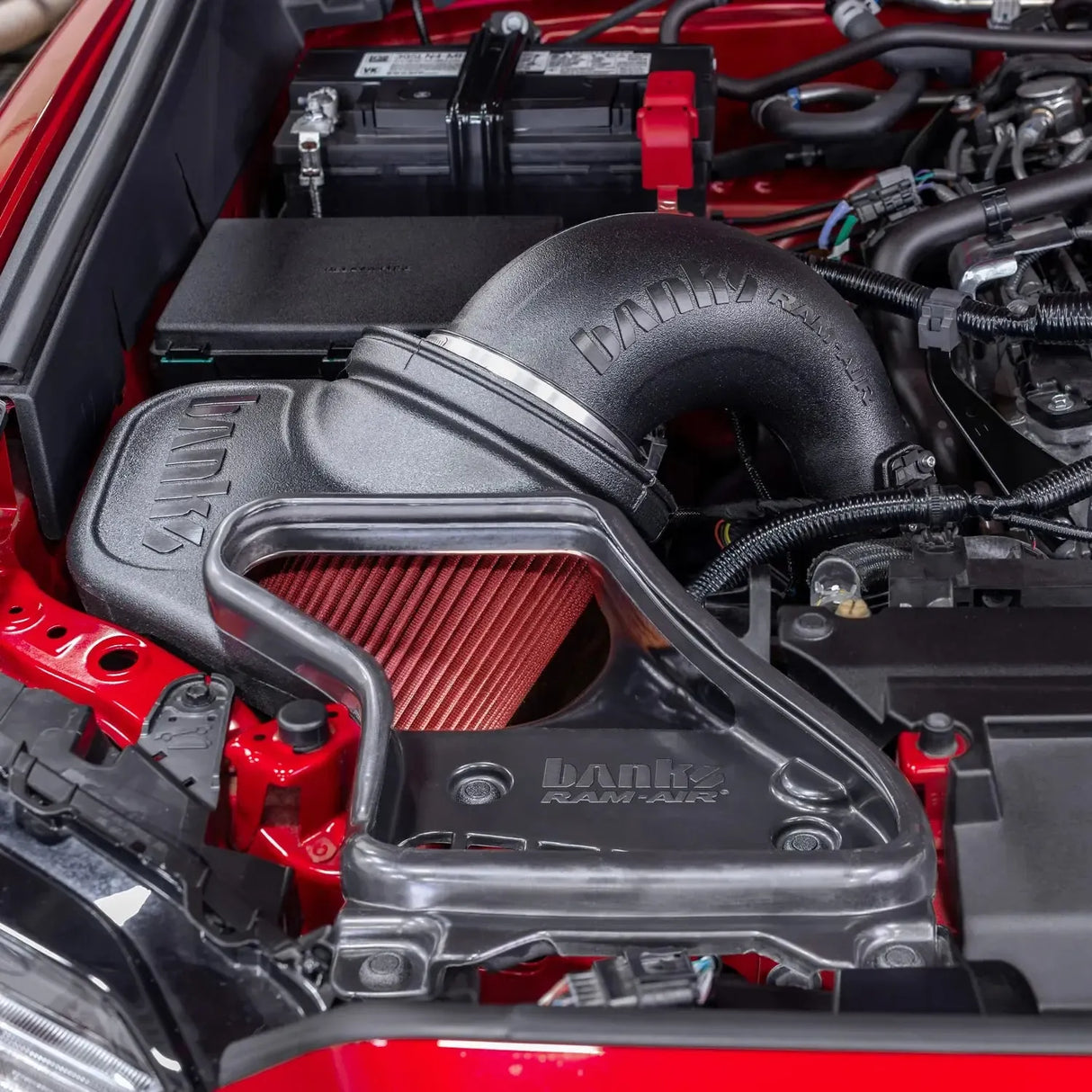 2024-2025 Tacoma Cold Air Intake w/ Side Fender Inlet Oiled Filter (42291)-Intake Kit-Banks Power-Dirty Diesel Customs