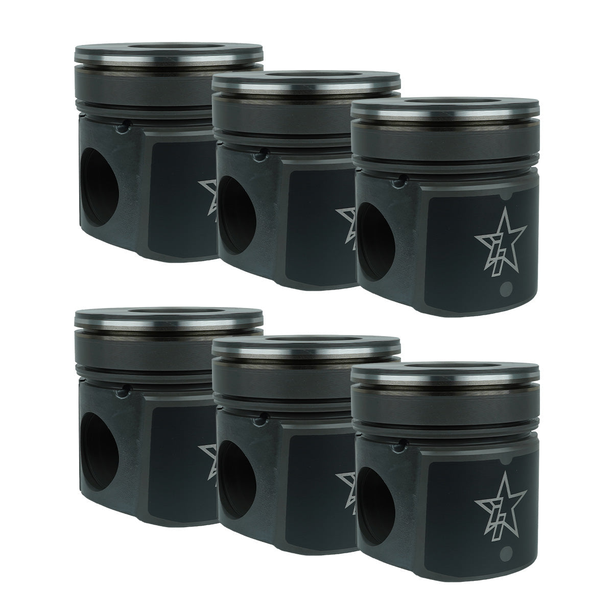 1989-1998 Cummins 5.9L 12V 6BT (Big Bowl) X-Series Pistons (248105)