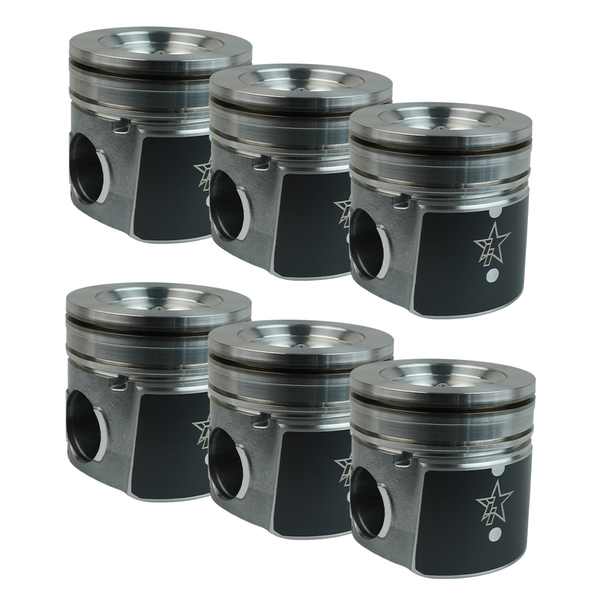 2007.5-2018 Cummins 6.7L 24V ISB X-Series Pistons (24T102)
