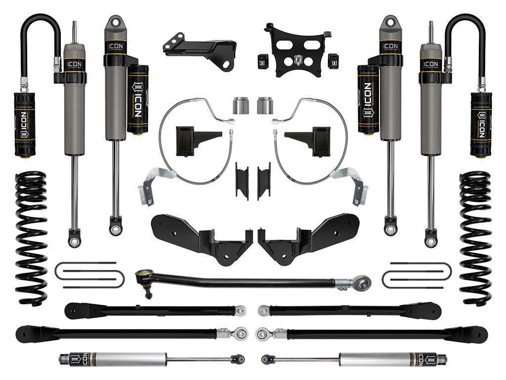2023-2025 Powerstroke ICON Front and Rear Lift Kit (ICOK64546)