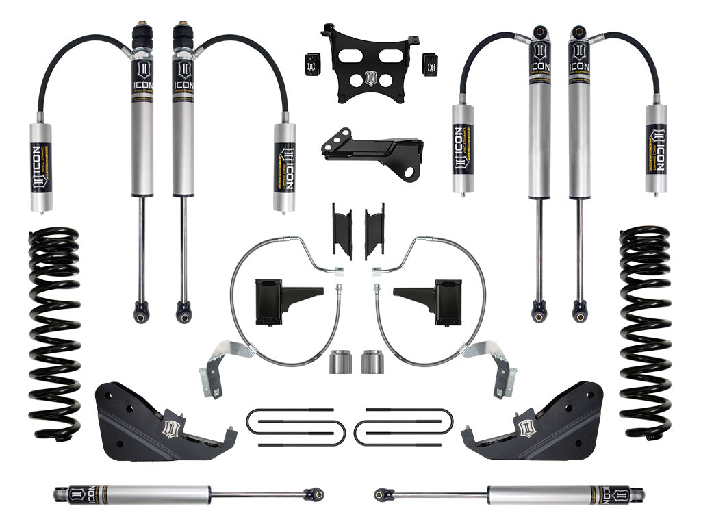 2023-2025 Powerstroke ICON Front and Rear Lift Kit (ICOK64542)