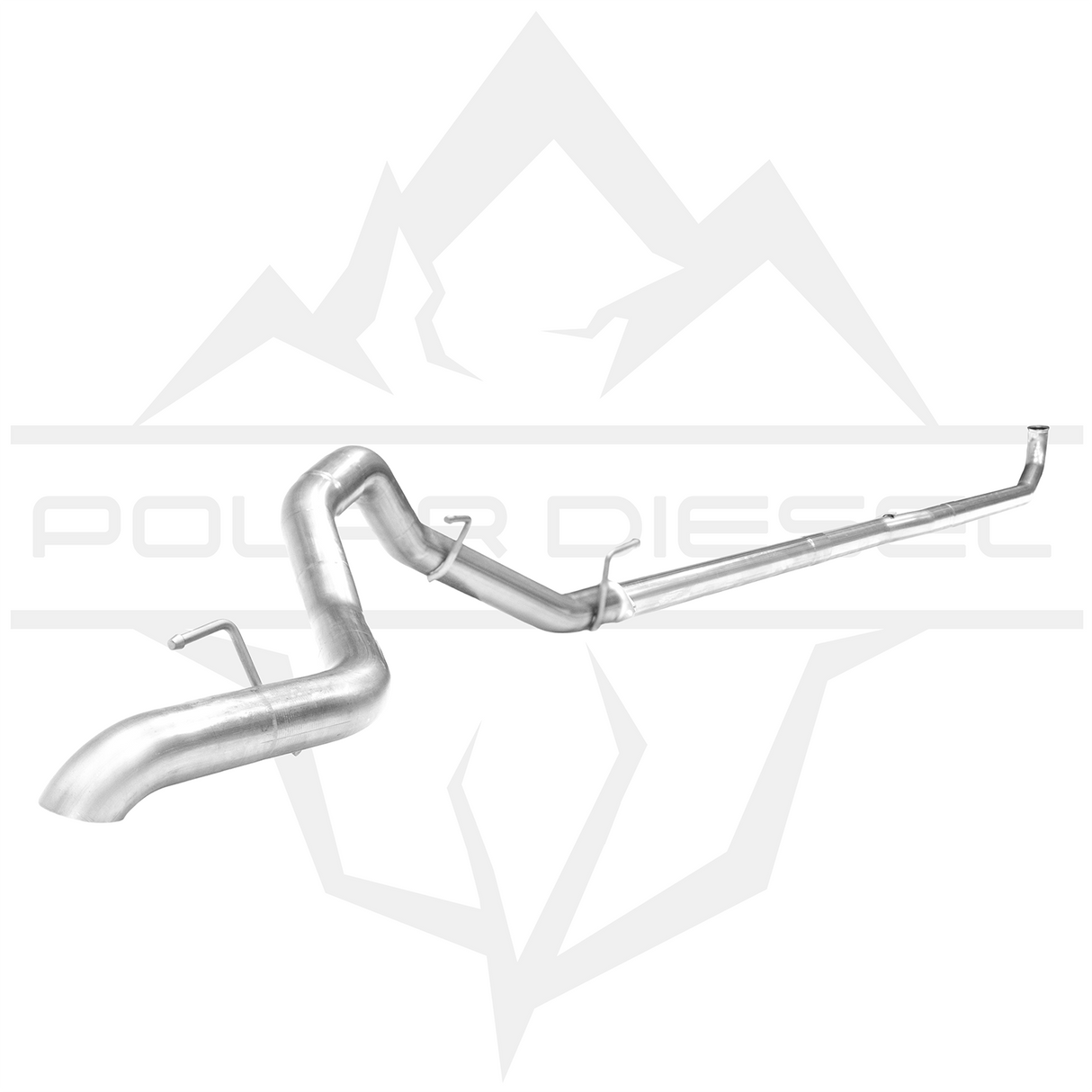 2020-2023 Jeep Gladiator 3.0L EcoDiesel SS Turbo Back Exhaust - No Muffler (PD-1-63335132)