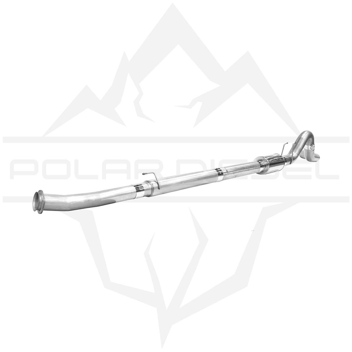 2011-2026 Ford Powerstroke 6.7L 5" 304SS Downpipe Back Exhaust - w/ Muffler (PD-1-12334451)