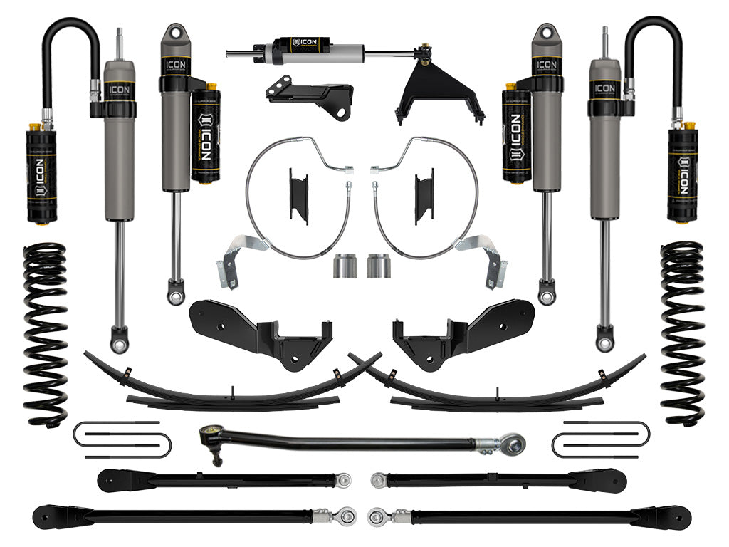2023-2025 Powerstroke ICON Front and Rear Lift Kit (ICOK64537L)