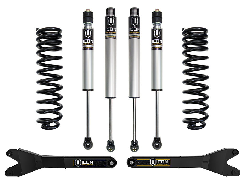 2023-2025 Powerstroke ICON 2.5 Front and Rear Lift Kit (ICOK65895R)