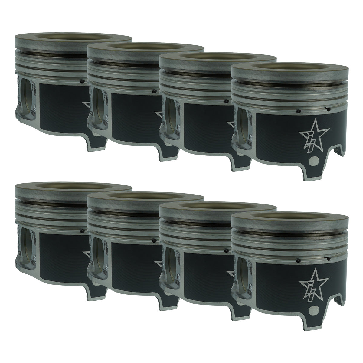 2001-2016 Duramax 6.6L LB7-LML X-Series Pistons (44B101)