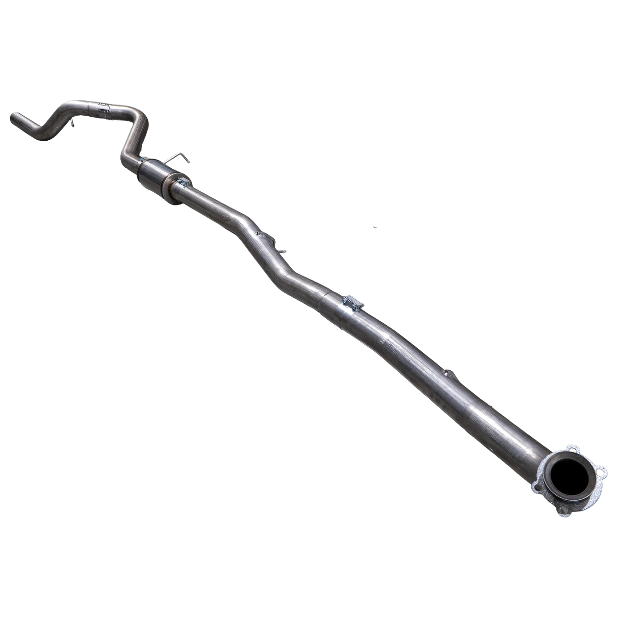 2017-2019 Duramax 4" SS Downpipe Back Exhaust System - w/ Muffler (DDC-4GM17M)