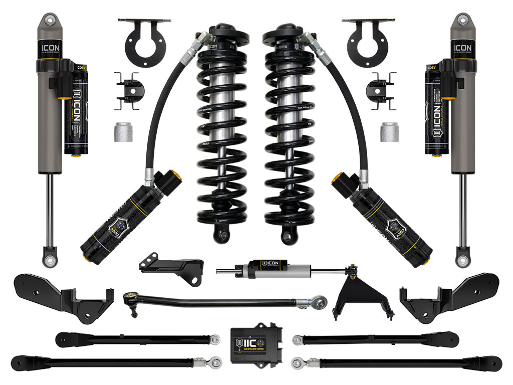 2023-2025 Powerstroke ICON 2.5 Front and Rear Lift Kit (ICOK63206)
