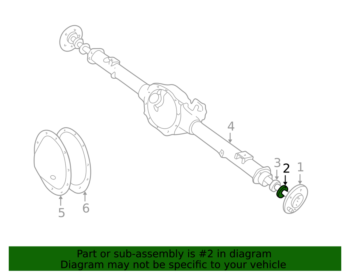 1989-2002 Cummins Axle Seal (52070427AB) view 4