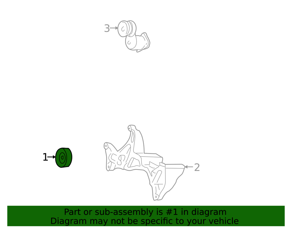 1994-1998 Cummins Idler Pulley (53009508) view 4