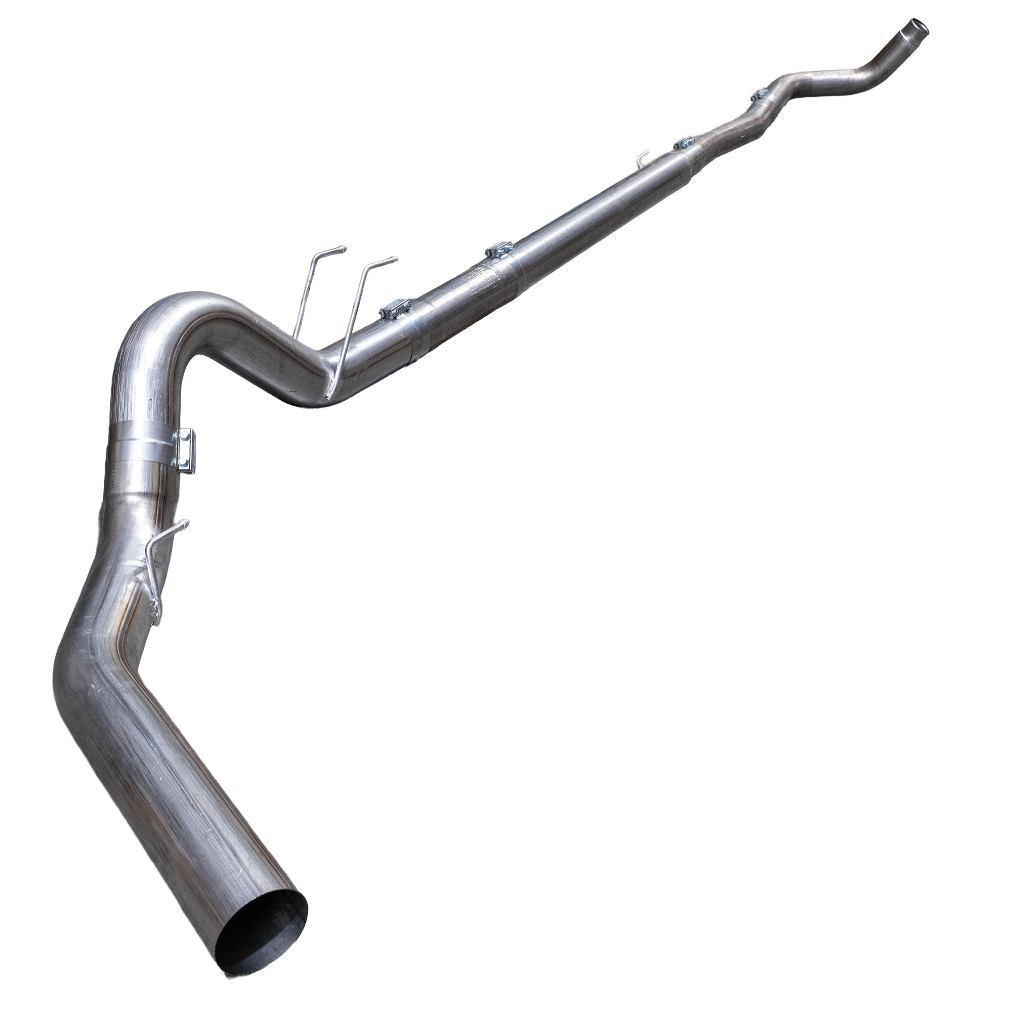 2023-2026 Powerstroke 5" SS Turbo Back Exhaust System - No Muffler (DDC-5F23)