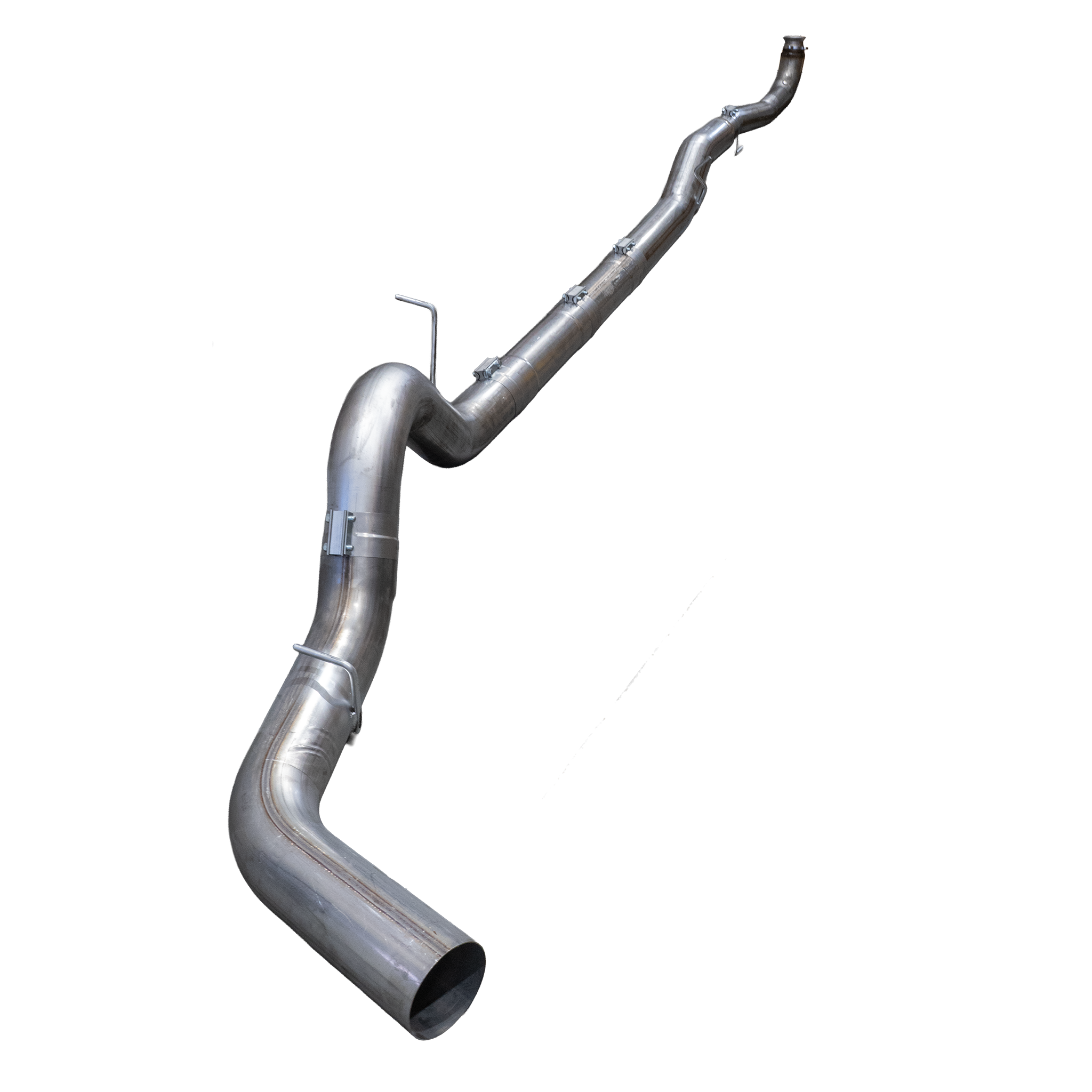 2017-2019 Duramax 5" SS Downpipe Back Exhaust System - No Muffler - Downpipe Back Exhaust System - Dirty Diesel Customs