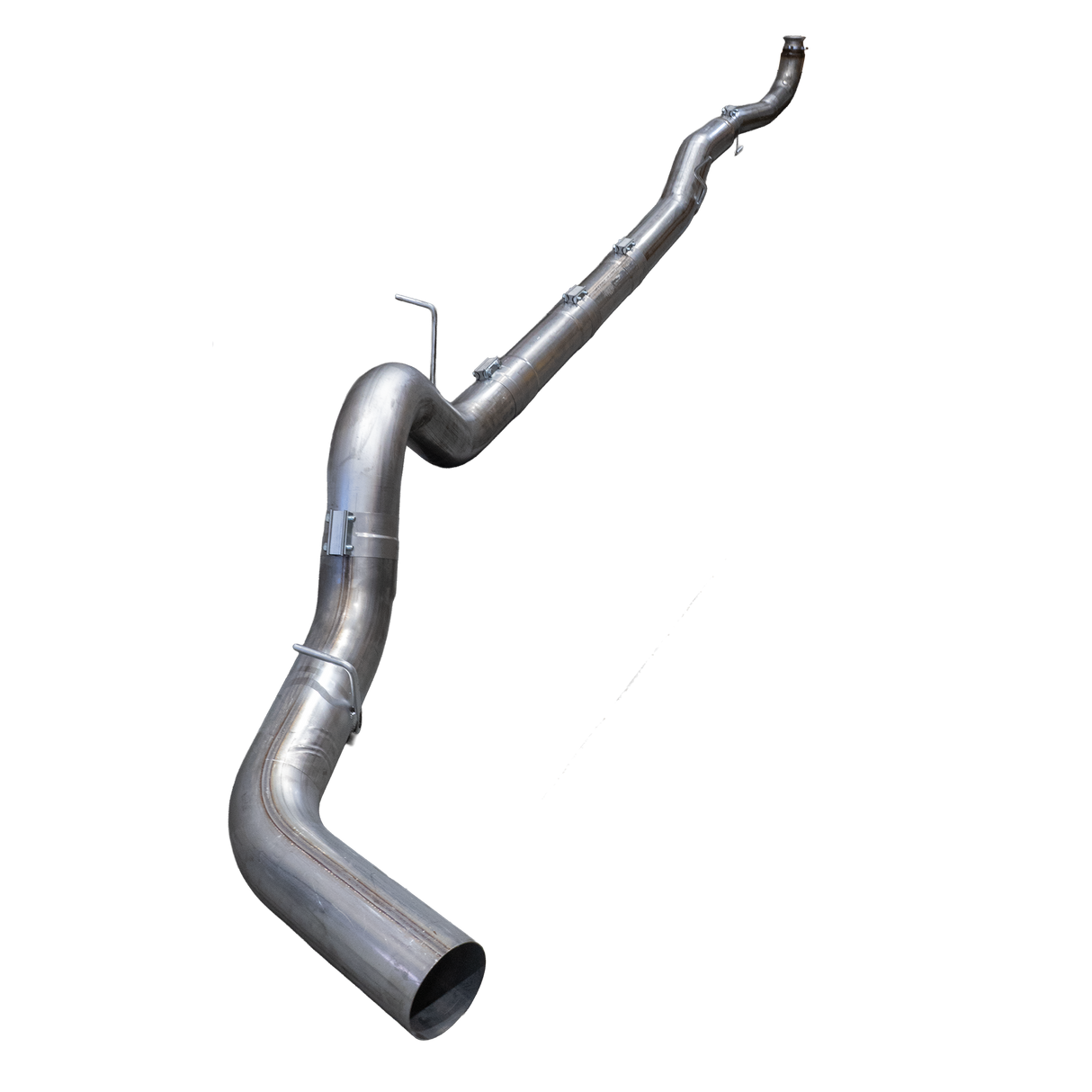 2017-2019 Duramax 5" SS Downpipe Back Exhaust System - No Muffler - Downpipe Back Exhaust System - Dirty Diesel Customs