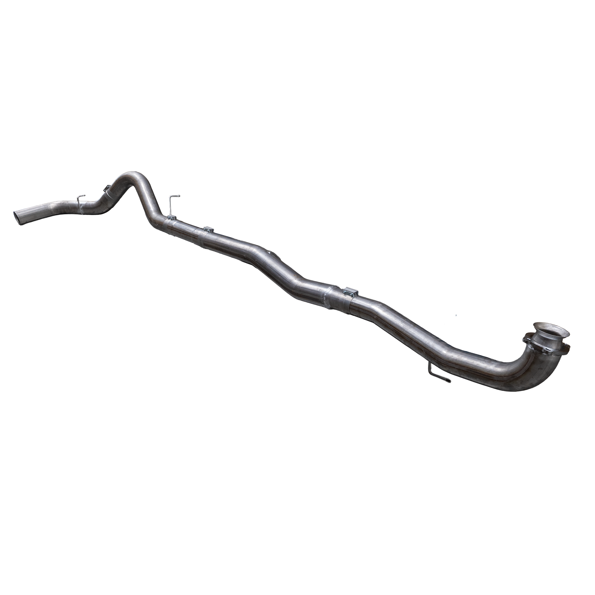 2020-2025 Duramax 5" SS Downpipe Back Exhaust System - No Muffler (DDC-5GM20)