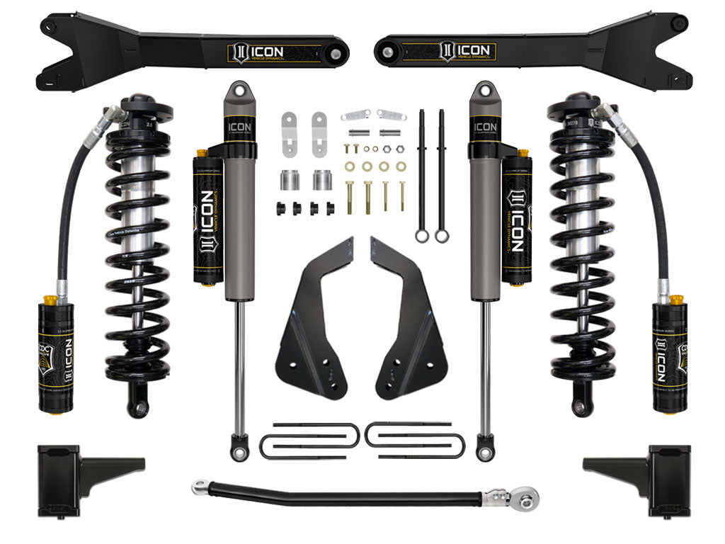 2005-2007 Powerstroke ICON Front and Rear Lift Kit (ICOK63114R)
