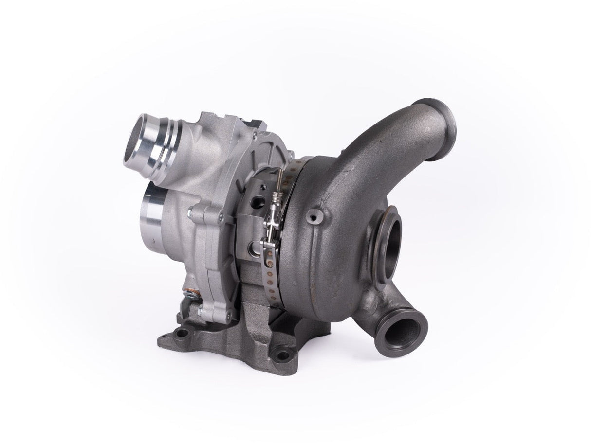 SPE Strike HO Turbo rear view with smooth-discharge turbine housing