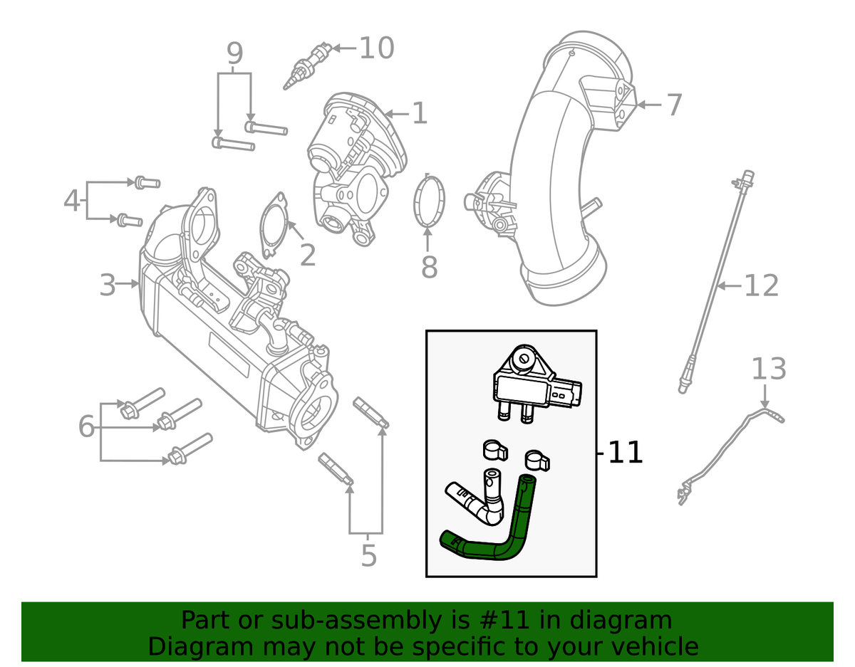 2020-2023 EcoDiesel Oil Pressure Sensor (68211254AA) view 5