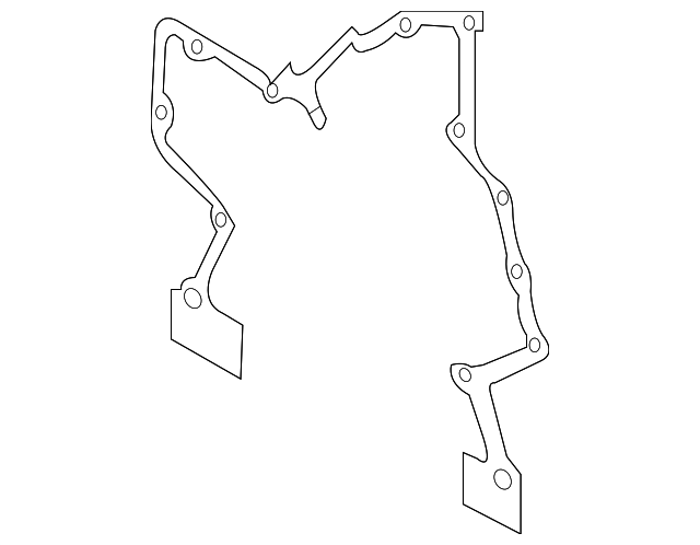 2019-2024 Cummins Timing Cover Gasket (68700302AA) view 9