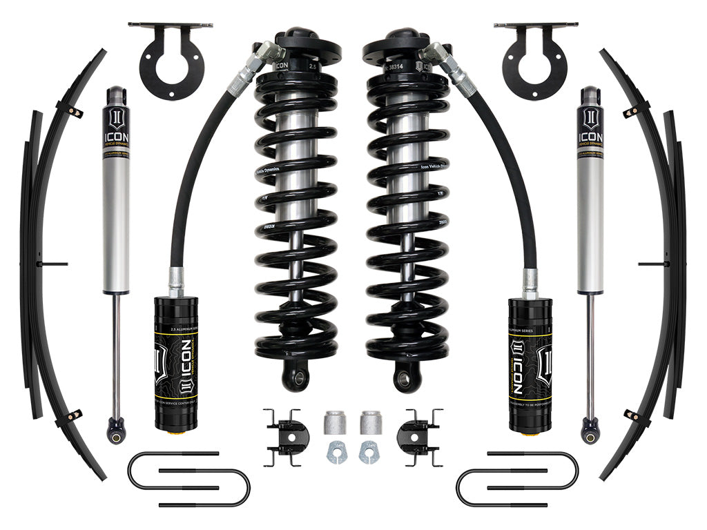 2008-2010 Powerstroke ICON 2.5 Front and Rear Lift Kit (ICOK63181)