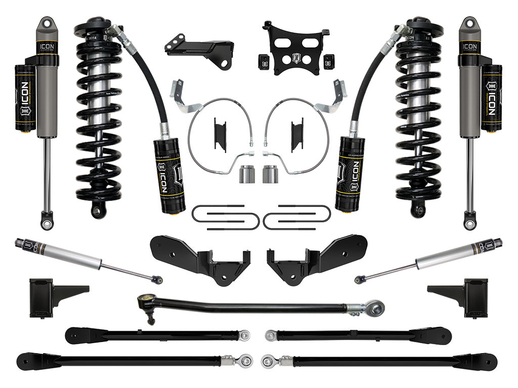 2023-2025 Powerstroke ICON Front and Rear Lift Kit (ICOK63176)