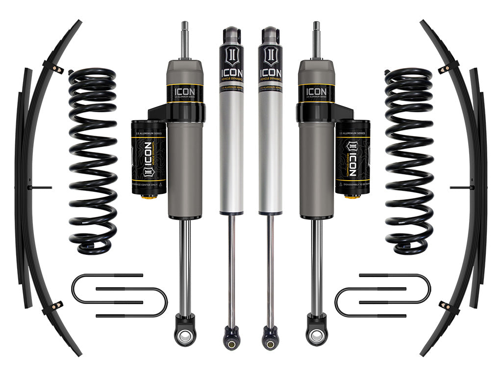 2008-2010 Powerstroke ICON 2.5 Front and Rear Lift Kit (ICOK62572)
