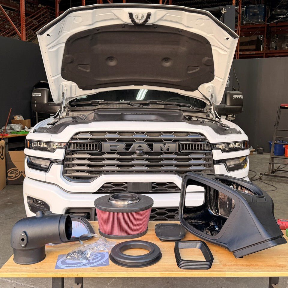 S&B 75-5224 Cold Air Intake kit contents