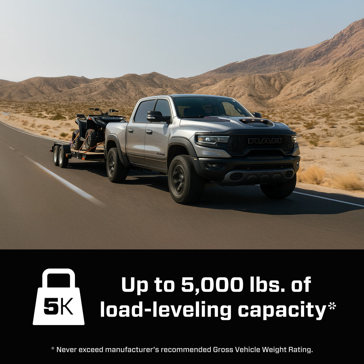 2021-2023 EcoDiesel LoadLifter 5000 Ultimate with Air Spring Cradle (88377)