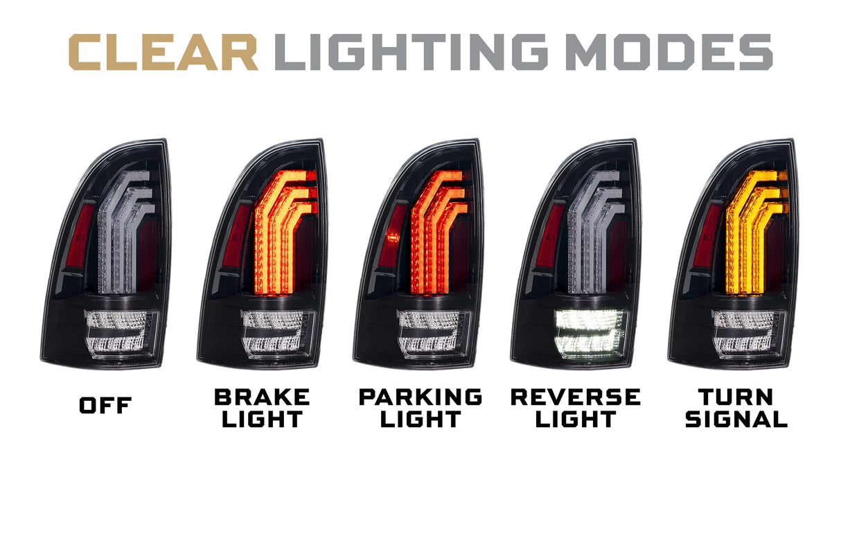 2005-2015 Toyota Tacoma Morimoto XB LED Tail Lights (LF727)