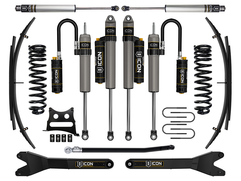 2008-2010 Powerstroke ICON 2.5 Front and Rear Lift Kit (ICOK62576)