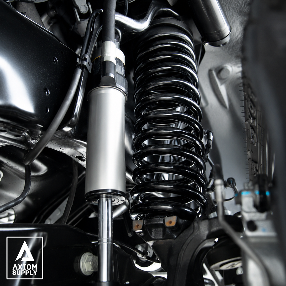 2005-2026 Powerstroke 2.5" Dual Rate Coil Spring Pair (AXFDC25)