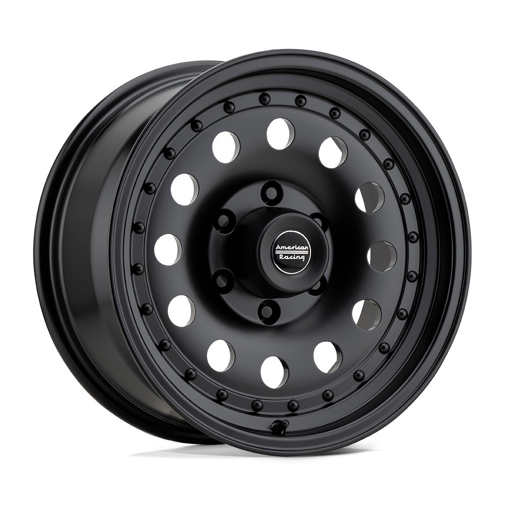 American Racing AR62 OUTLAW II - Satin Black-Wheels-American Racing-AR625161B-Dirty Diesel Customs