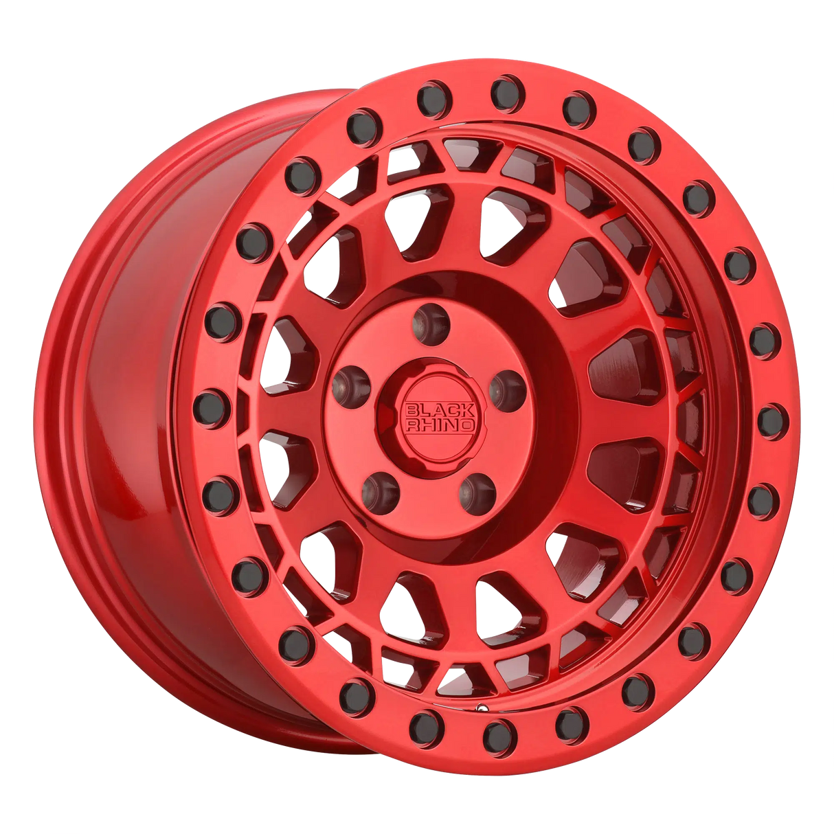 Black Rhino PRIMM - Candy Red w/ Black Bolts-Wheels-Black Rhino-1790PRM-26140R12-Dirty Diesel Customs
