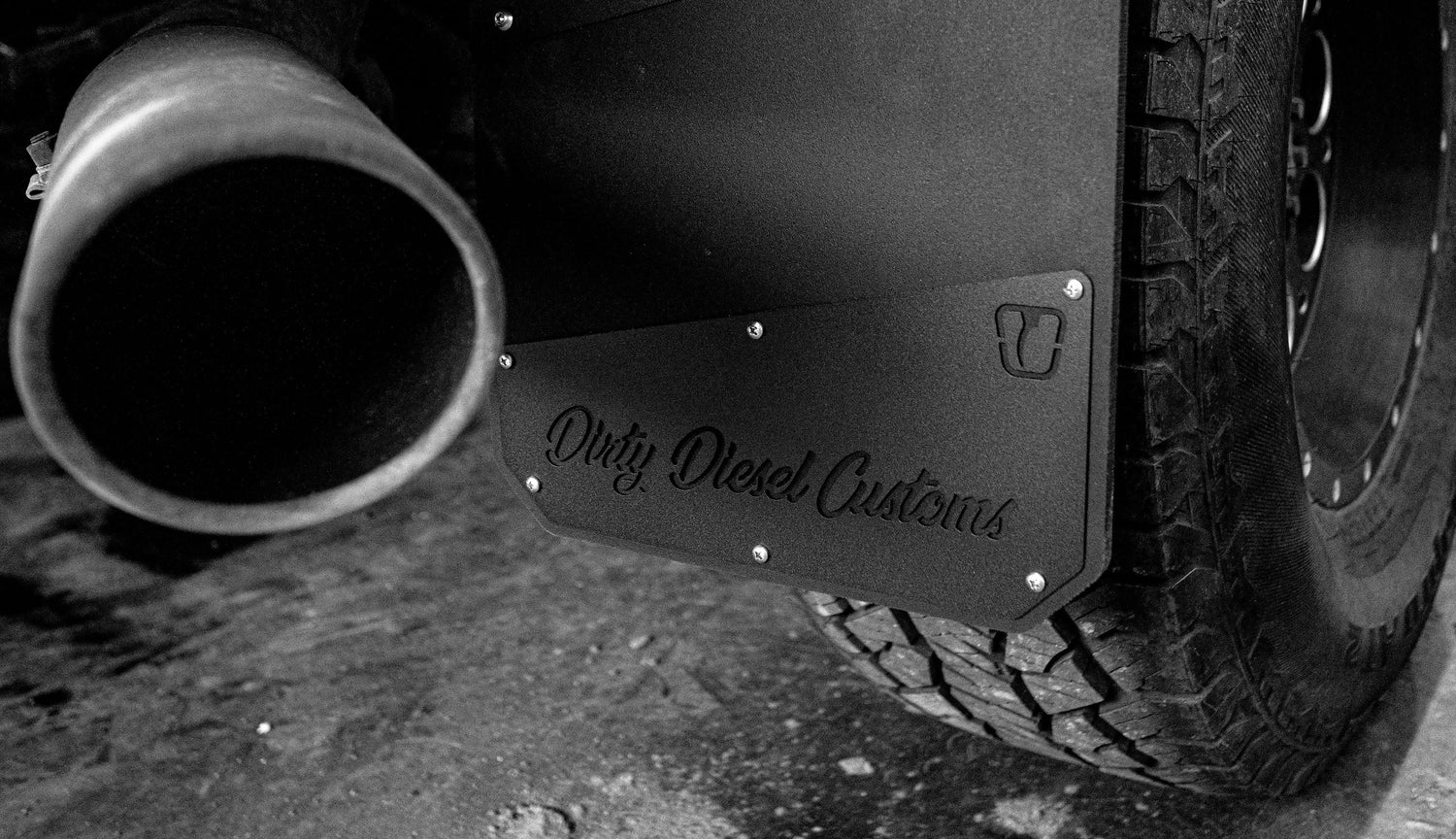 DIRTY Standard Height Mud Flaps-Mud Flap-Trigger Industries-Dirty Diesel Customs