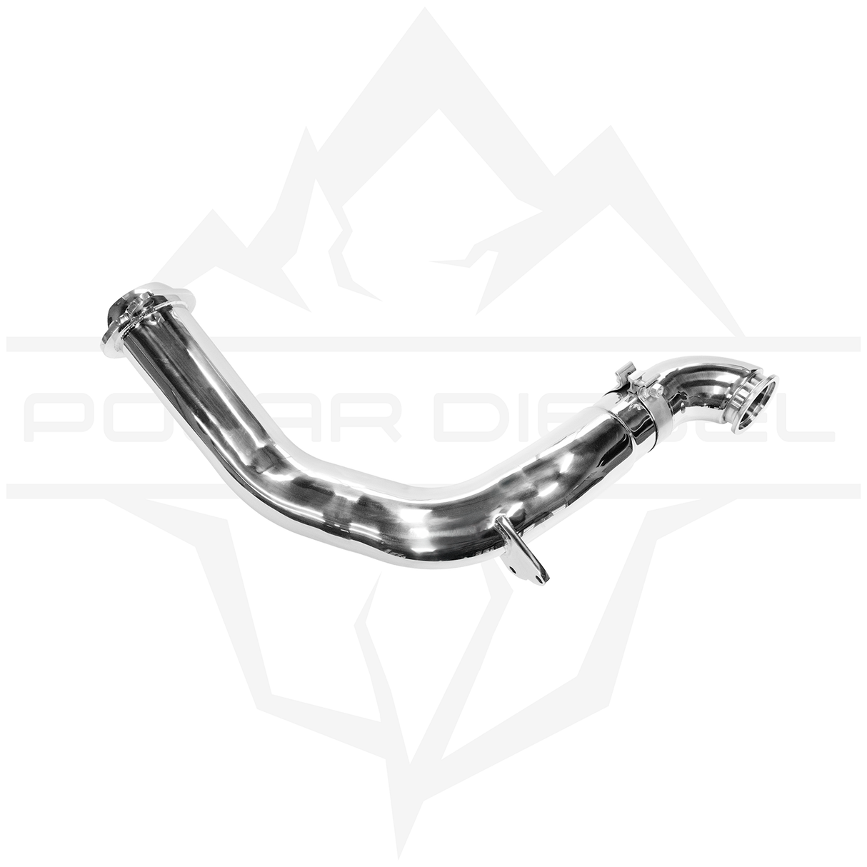 2020-2026 Powerstroke 6.7L 304SS Polished Downpipe (PD-1-13236000-P)
