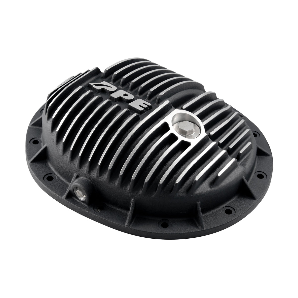 PPE 9.5 inch SU8 cast aluminum rear differential cover, brushed finish, 2020-2026 GM 1500 3.0L Duramax