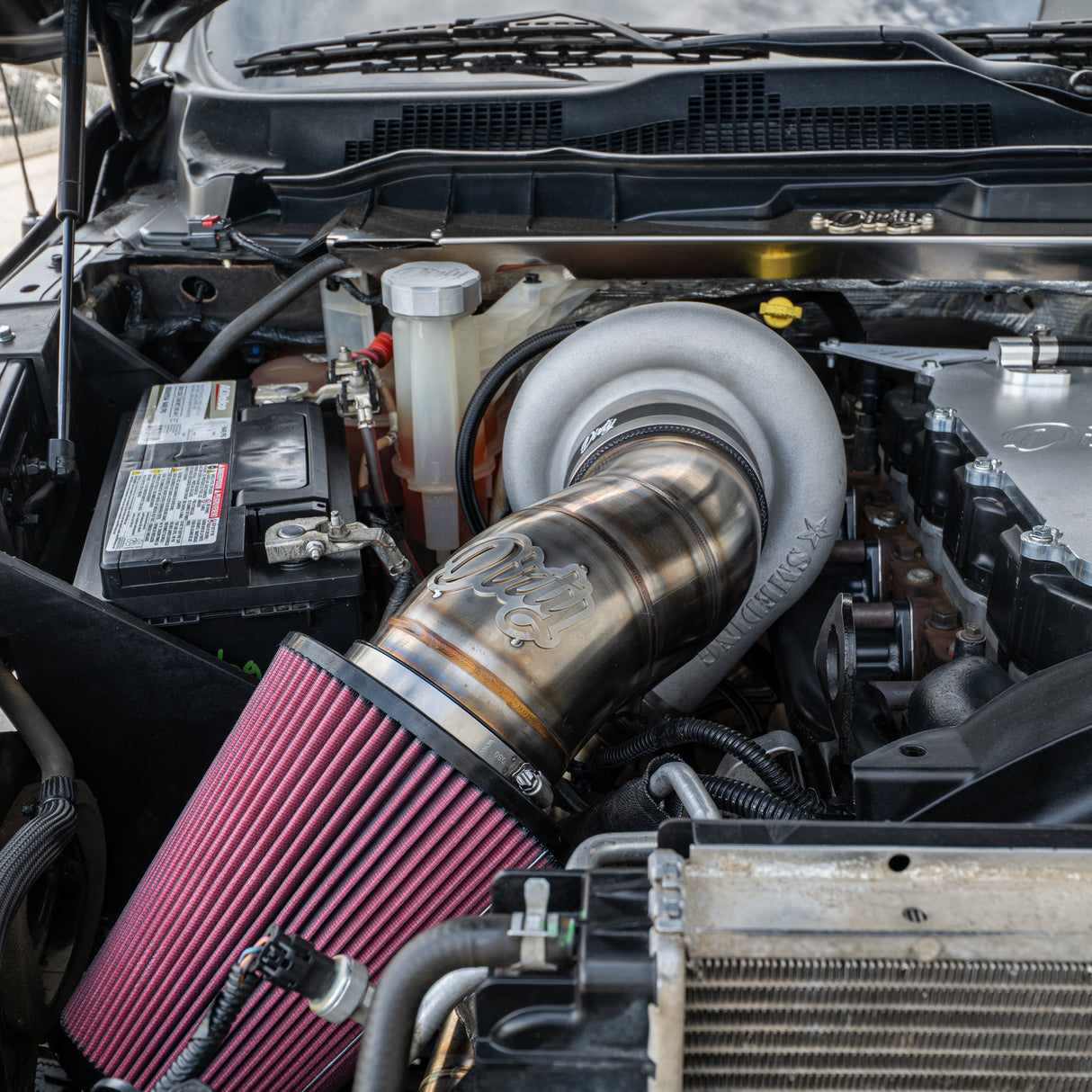 Dirty Air Intake Filter (I67-EXH-A142)-Air Filter-Dirty Diesel Customs-Dirty Diesel Customs