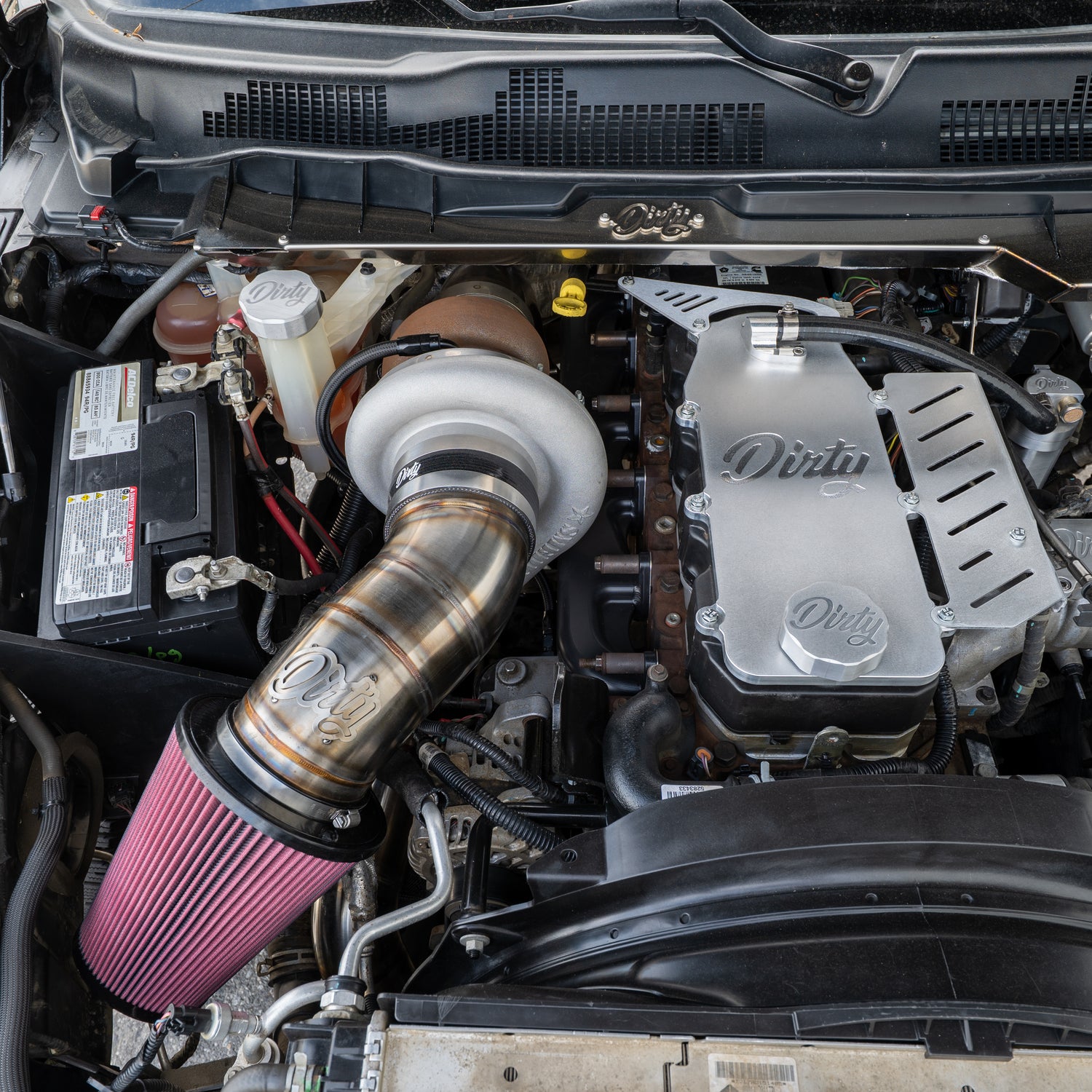 Dirty Air Intake Filter (I67-EXH-A142)-Air Filter-Dirty Diesel Customs-Dirty Diesel Customs