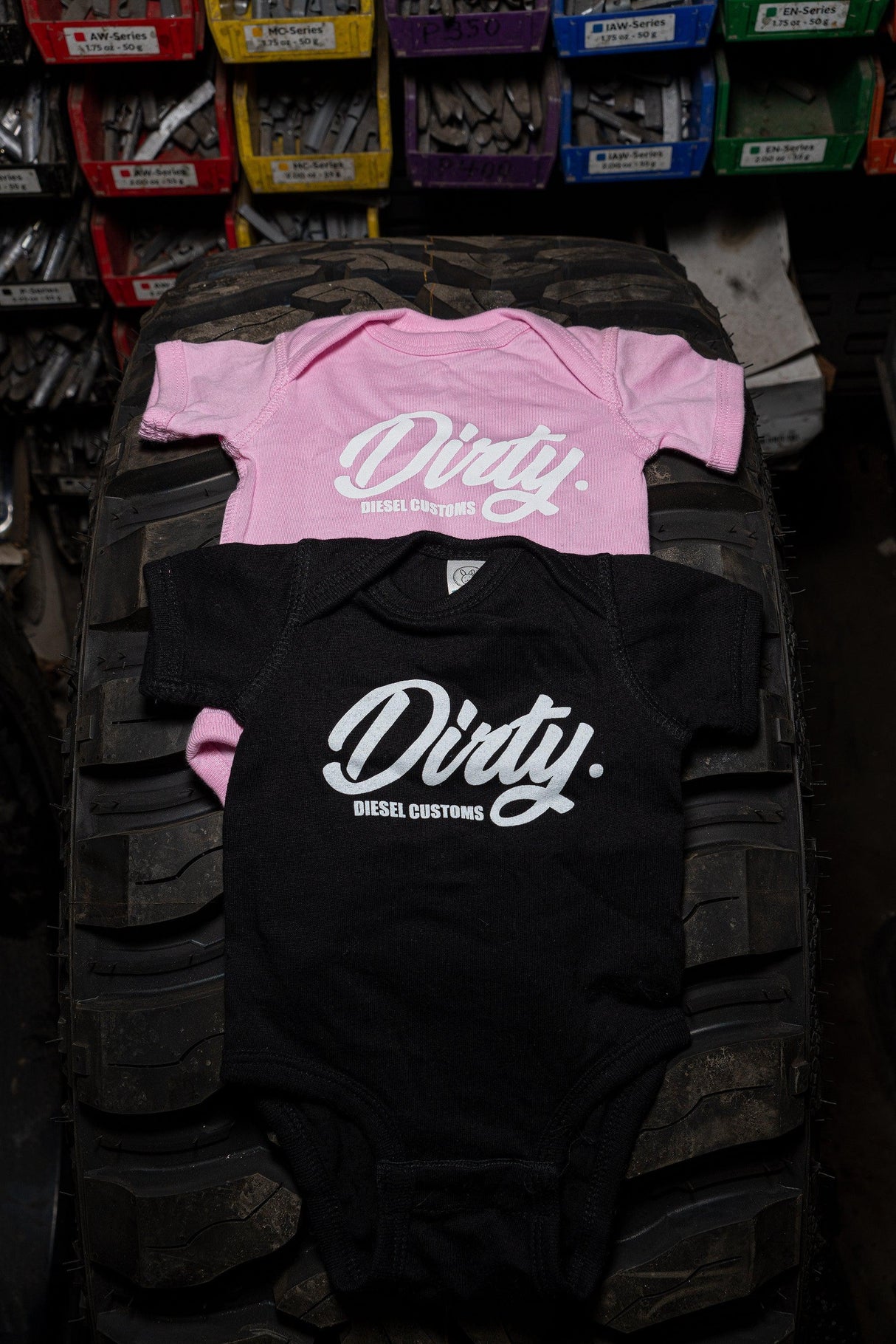 Dirty Diesel Baby Onesie-T-Shirt-Dirty Diesel Customs-Dirty Diesel Customs