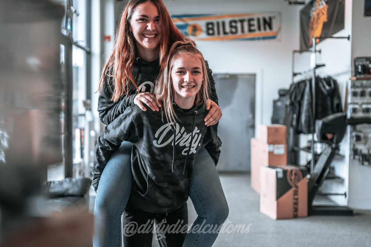 Dirty Diesel Camo Pullover Hoodie-Hoodie-Dirty Diesel Customs-Dirty Diesel Customs