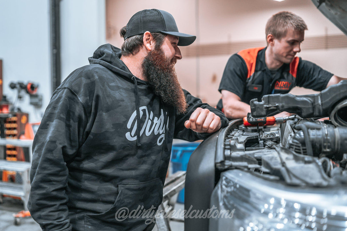 Dirty Diesel Camo Pullover Hoodie-Hoodie-Dirty Diesel Customs-Dirty Diesel Customs