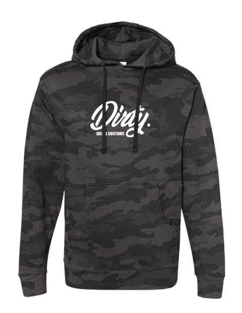 Dirty Diesel Camo Pullover Hoodie-Hoodie-Dirty Diesel Customs-Dirty Diesel Customs