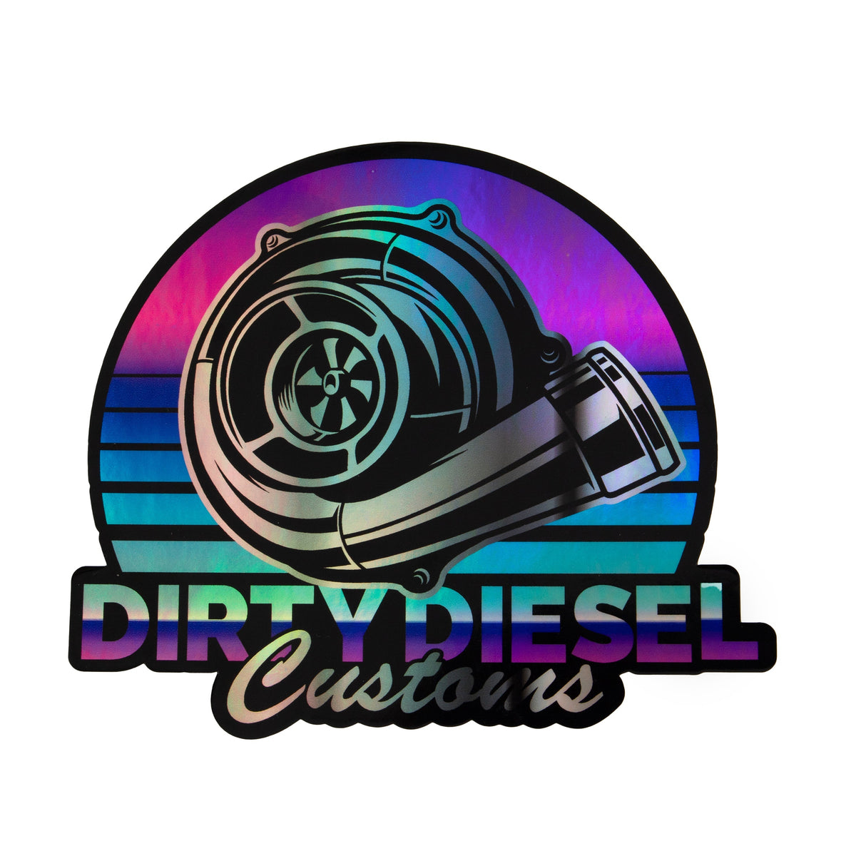 Dirty Diesel Die Cuts-Sticker-Dirty Diesel Customs-DDC-STICKER-TURBO-S-Dirty Diesel Customs