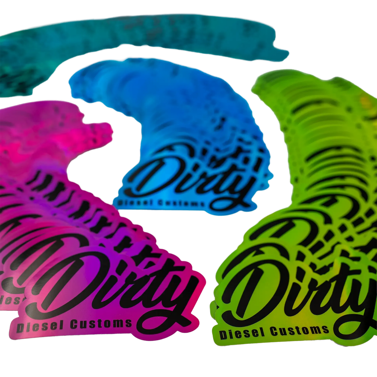Dirty Diesel Holographic Sticker-Sticker-Dirty Diesel Customs-Dirty Diesel Customs