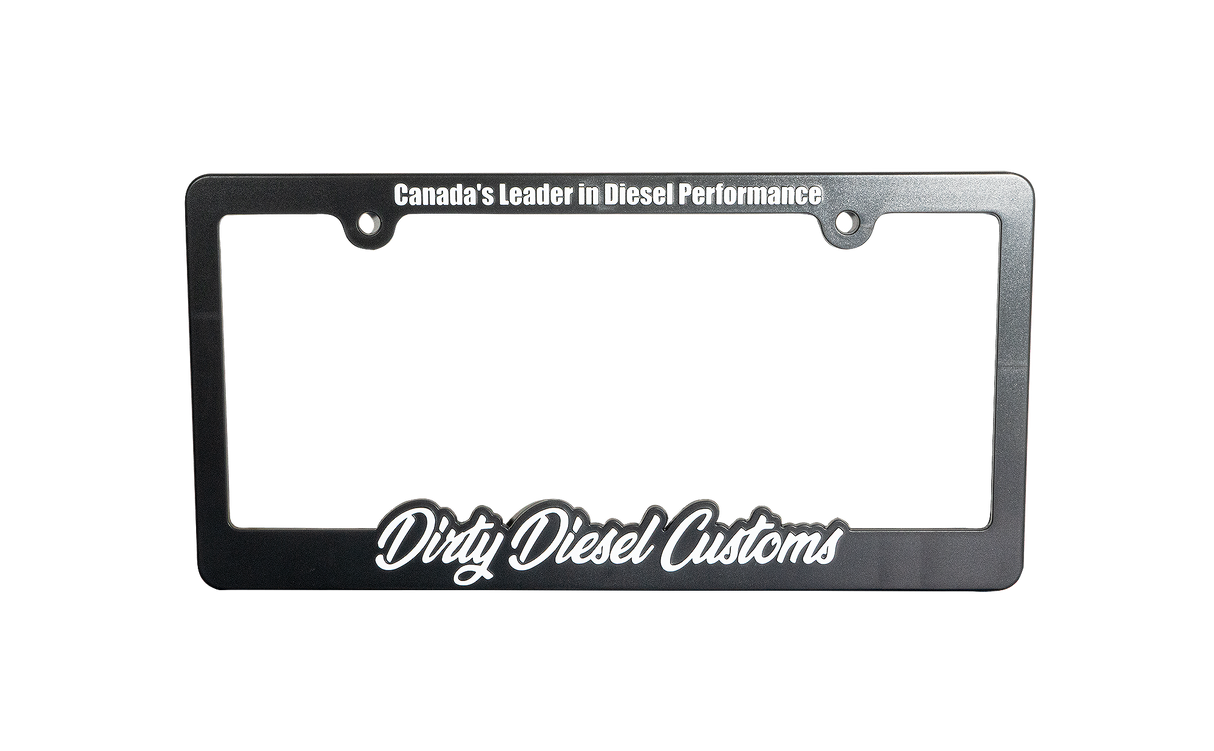Dirty Diesel License Plate Frame-License Plate Frame-Dirty Diesel Customs-Dirty Diesel Customs