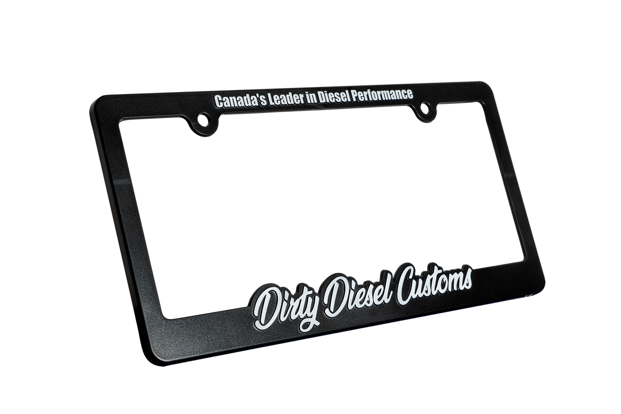 Dirty Diesel License Plate Frame-License Plate Frame-Dirty Diesel Customs-Dirty Diesel Customs