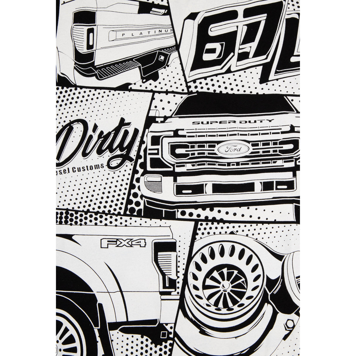 Dirty Diesel Powerstroke Graphic Tee-T-Shirt-Dirty Diesel Customs-Dirty Diesel Customs